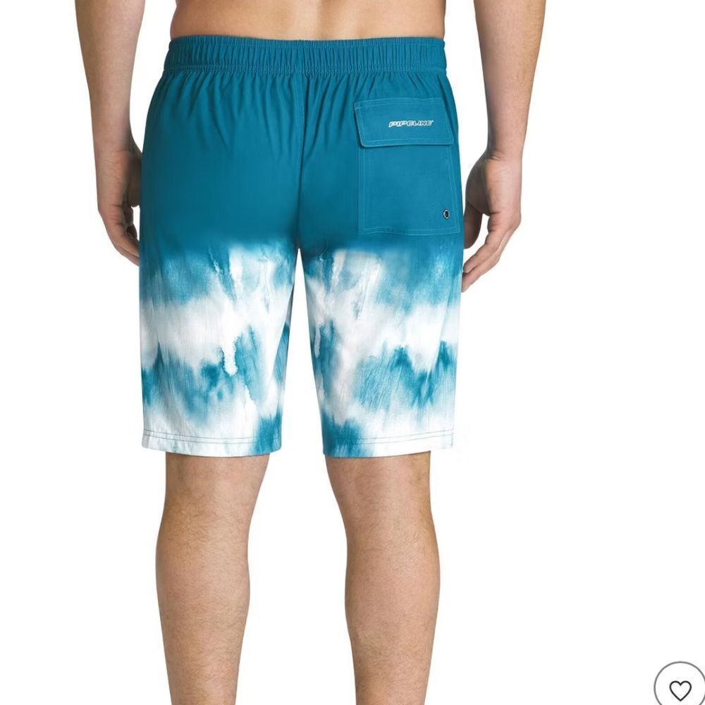 🔥Pipeline Teal and White Board Shorts Sz medium New - Picture 8 of 12
